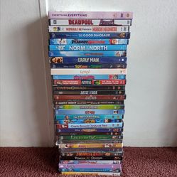 Assorted DVD Movie Stack - Mixed Titles