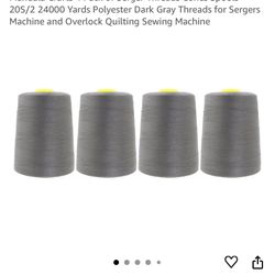 Mandala Crafts 4 Pack of Serger Threads Cones