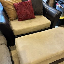 Oversized Chair And Ottoman