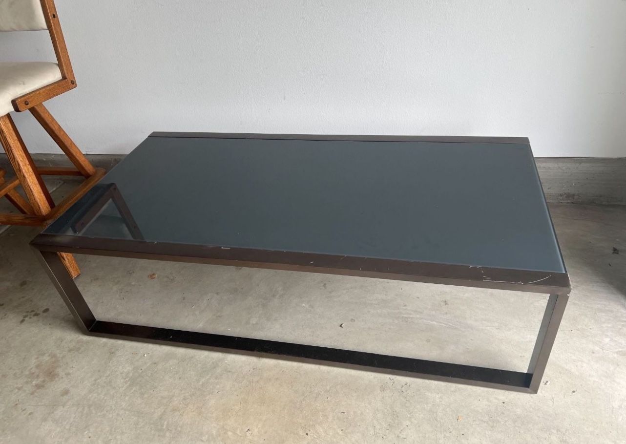 Solid Glass Coffee Table