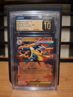 Mega Charizard Y ex CGC Pristine 10 Pokémon Card