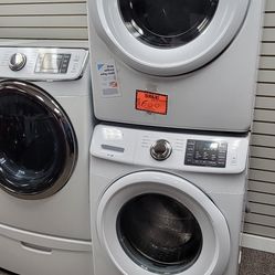 SET SAMSUNG VRT STEAM WASHER AND DRYER BOTH WORK PERFECT INCLUDING WARRANTY SMALL FEE DELIVERY 
