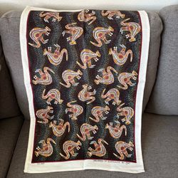 NEW Linen Kangaroo Kitchen Tea Towel