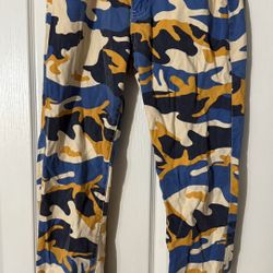 Military Print Jeans
