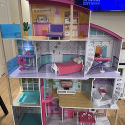 Wooden Doll House 