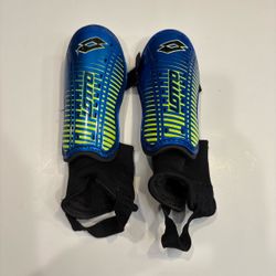 Youth Kids L Lotto Forza II Soccer Shin Guards