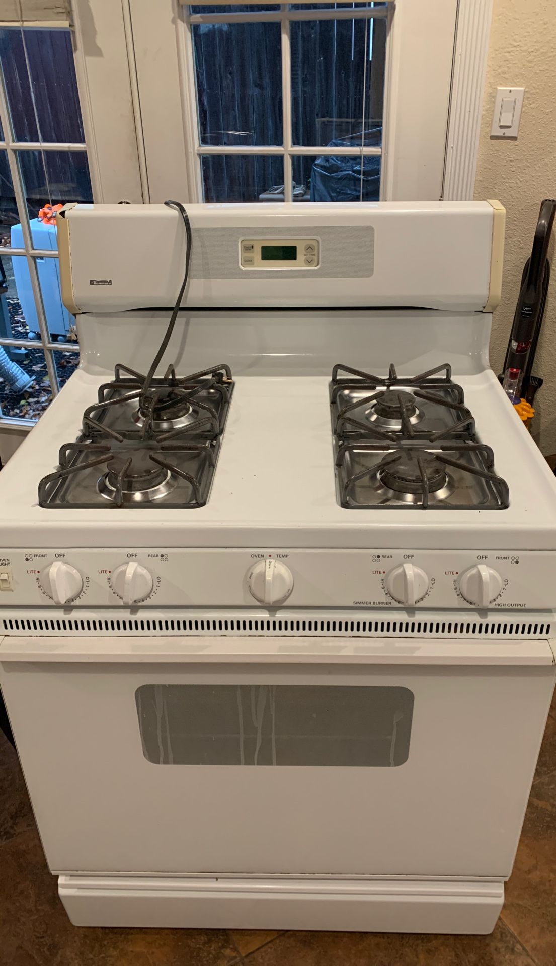 Kenmore gas stove