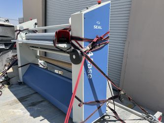 Seal 54 Base Laminator – 55" Wide Format, Heat Assist, 16.4 ft/min Speed, Heavy-Duty Cold Roll Mounting Machine 