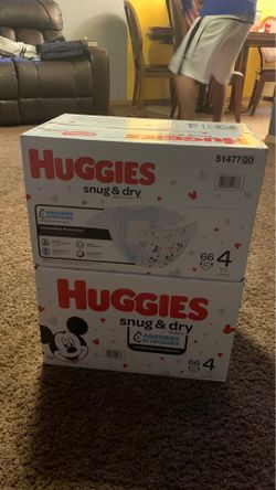 2 box of Huggies size 4