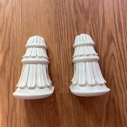 Vintage Pair Curtain Swag Holder, Curtain Rod Holder