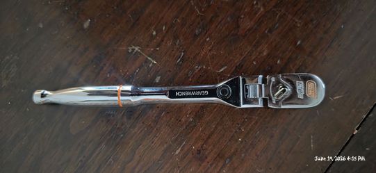 Gearwrench 1/4 120xp locking flex head ratchet
