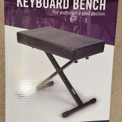 Brand New In Box Sealed. Keyboard Bench And Stand