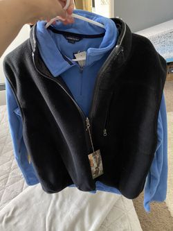 Fleece sweater & vest landsend and timberlane