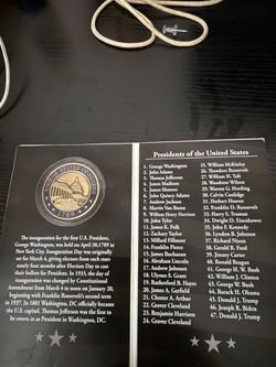 Trump 47th Presidential Inauguration Commemorative Coin – $25