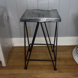 Glass End Table