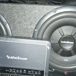 Rockford Fosgate 12s And Amp
