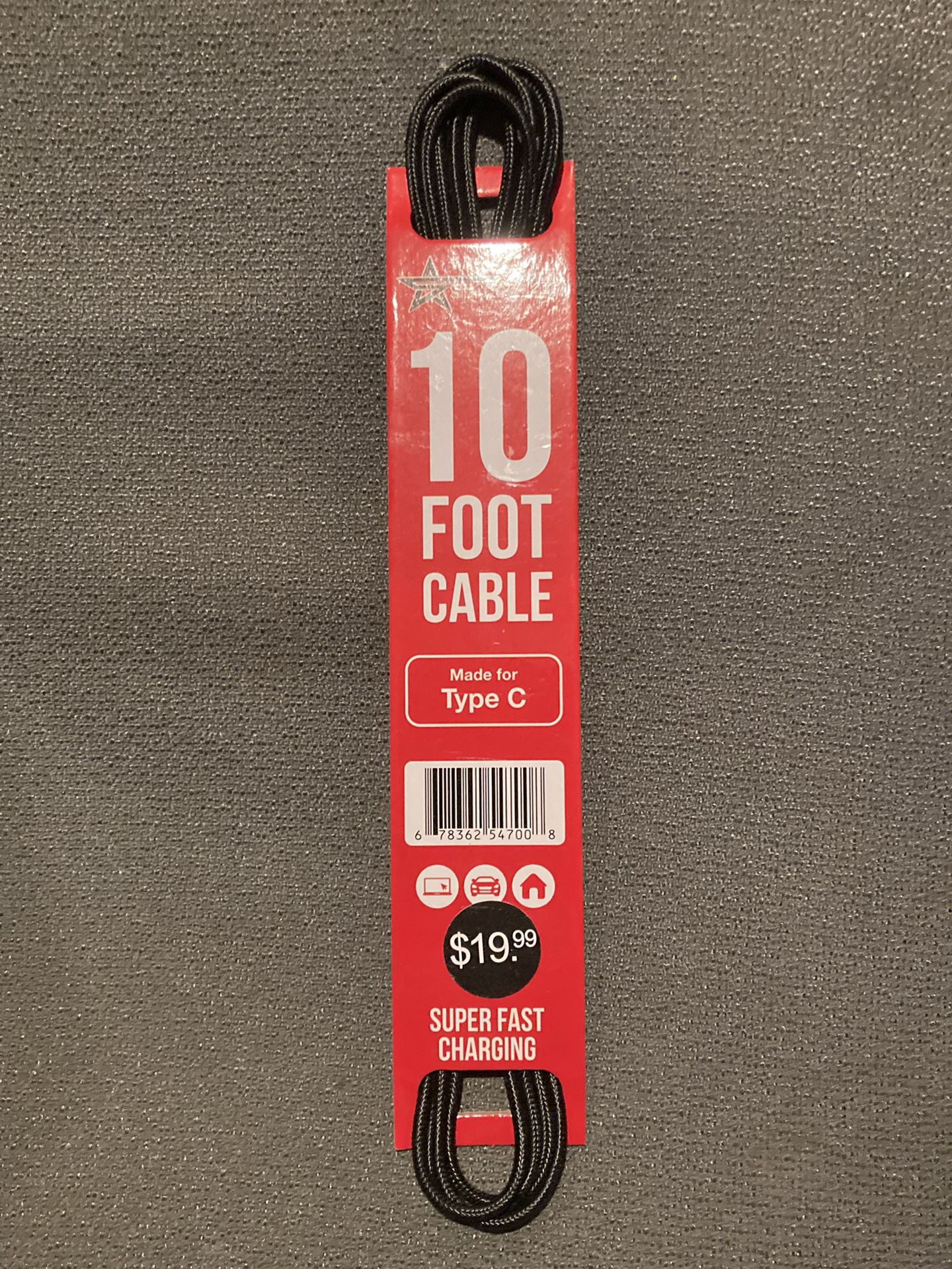 USB-C 10ft braided high quality cable