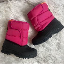 Girls size 1 Ralph Lauren Polo snow boots pink