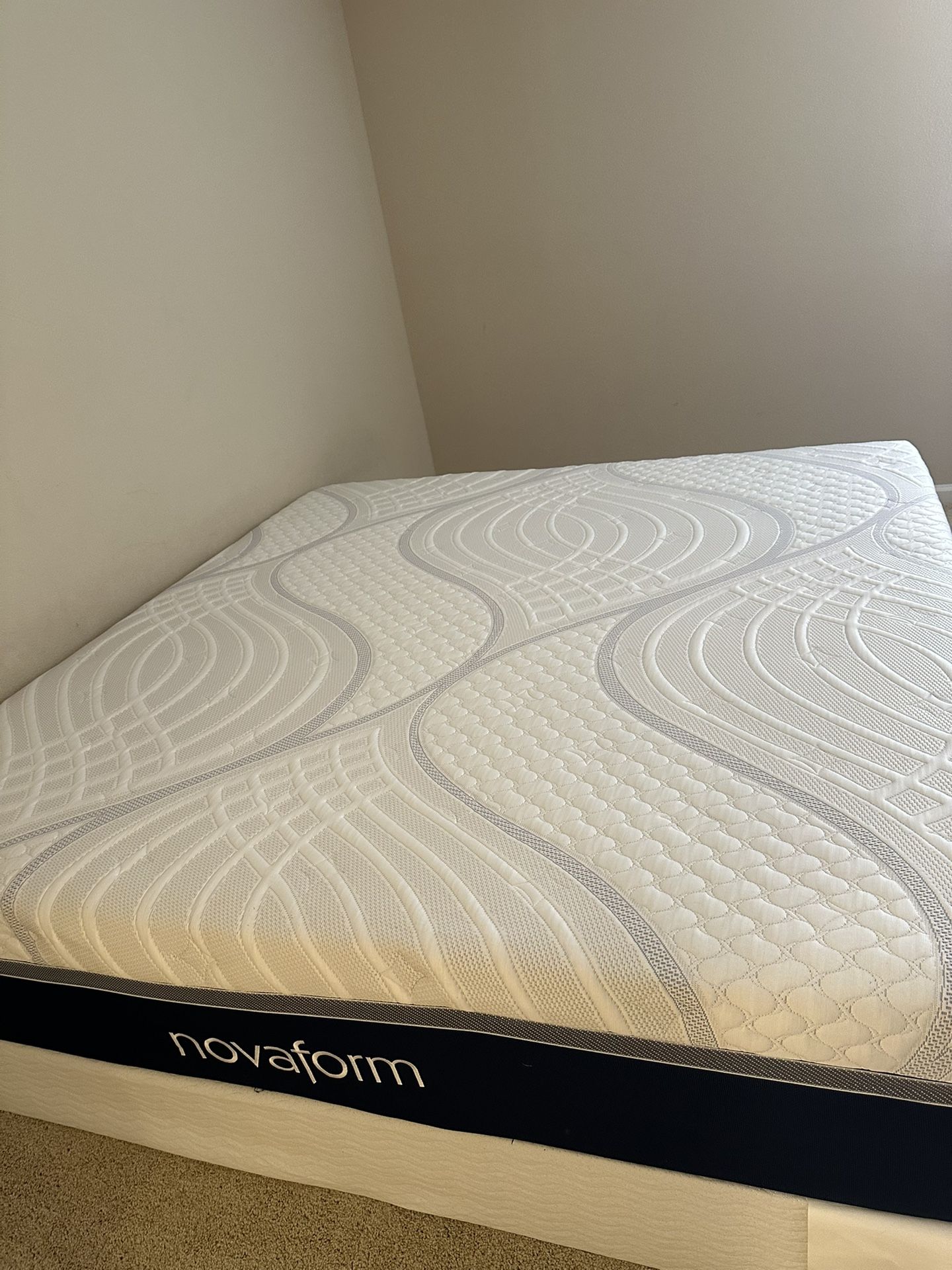 King Size Bed – Novaform Mattress + Frame
