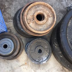 Miscellaneous Weights Olympic And Standard $1/lb