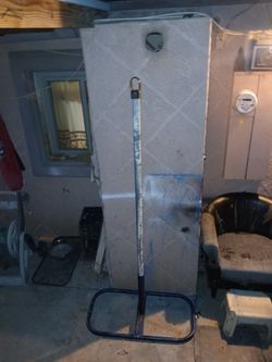 Galvanized post with bottom stand