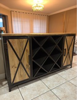Industrial Liquor Cabinet and Wine Bar
