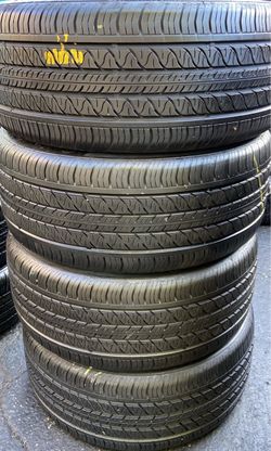 4 Llantas Usadas Continental Procontact 255/45/19 $280 las 4