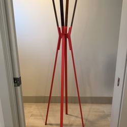 Red Splash Coat Rack Bludot 
