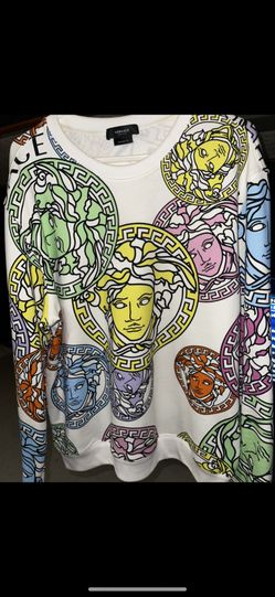 Authentic Versace Sweater Medusai Head Multicolored 