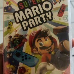 Nintendo switch!Super Mario party game new and sealed game Great for a present 20 dollars!!
