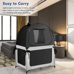 Pack N Play Blackout Cover, Portable Travel Essential Pack N Play Cover, Dark...