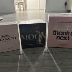 Women Perfumes, Ariana Grande Moonlight, Thank You And Coach