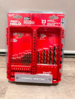Milwaukee Red Helix 23-Piece Cobalt Drill Bit Set