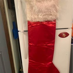 Vintage Christmas Stocking Handmade 