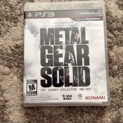 Metal Gear Solid Legacy Collection For Playstation 3 Ps3