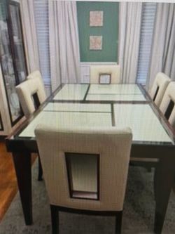 Savona dining table with 6 chairs