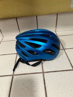 Blue Bicycle Helmet