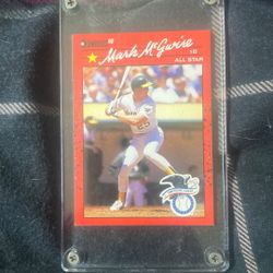 Mark McGuire Rookie Card