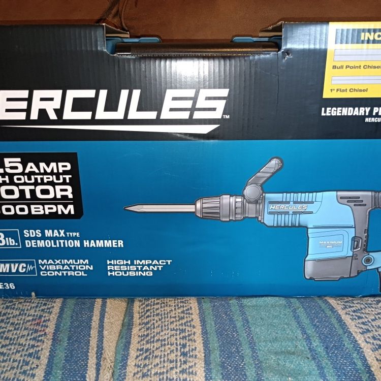 HERCULES Amp 23 SDS-MAX Type Demolition Hammer with