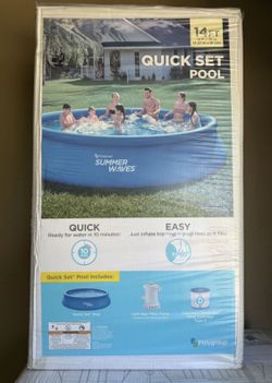 SUMMER WAVES 14 FEET SWIMMING POOL