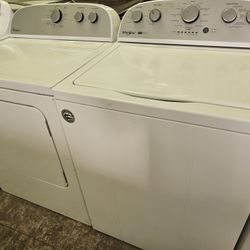 Whirlpool Washer And Electric Dryer Matching Set Working Perfectly Fine  Super Capacity I Can Deliver To You 90 Days  Warranty 