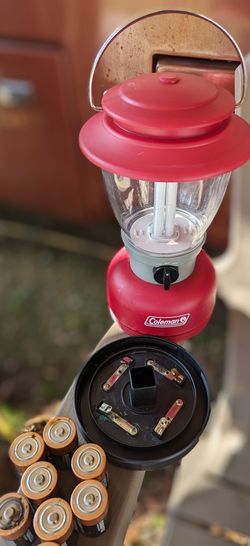 A. COLEMAN. FLORESCENT CAMPING LANTERN