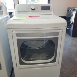 Gas Dryer LG White 7.3 Cubic. Feet. 