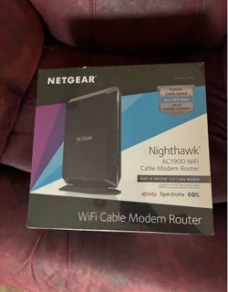 Netgear Nighthawk AC1900 C7000 Wi Fi Cable Modem Router
