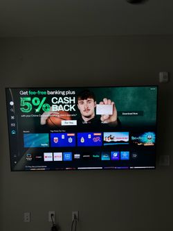 Samsung 75 inch TV + tilted wall mount