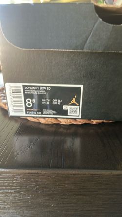 Jordan 1 TD low
