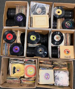 Over 1,000 45's from the 50s, 60s, 70s, 80's