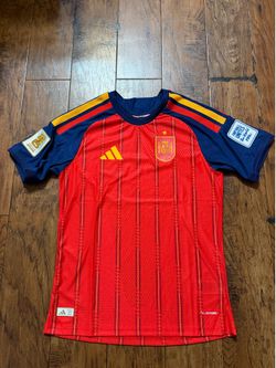 Spain 2026 World Cup Home Jersey Player Version Size M + WC Patch