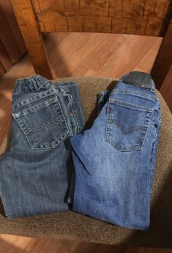 Boys blue jeans