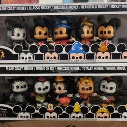 Funko Pop! Disney Mickey and Minnie 5 Piece Sets 